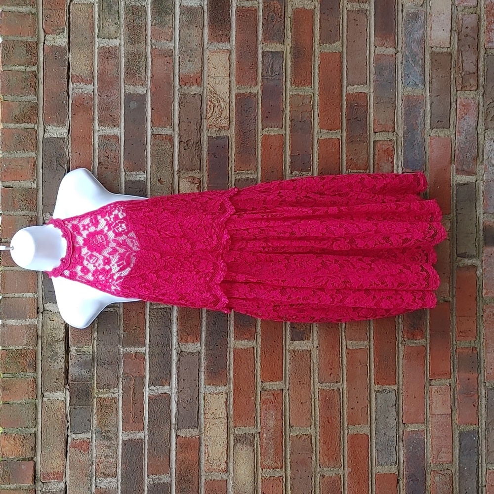 Free People Lost in a Dream Twofer Lace Dress Size 10